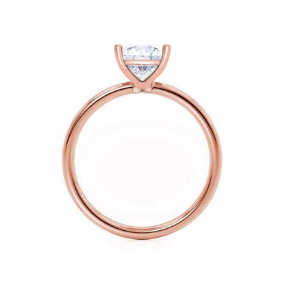 1.5 CT Princess Solitaire Lab Grown Diamond Engagement Ring