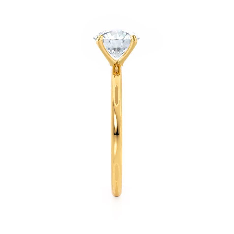 1.2 CT Round Solitaire Lab Grown Diamond Engagement Ring