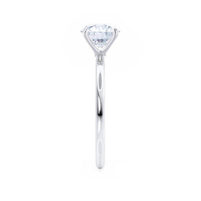 1.01 CT Emerald Solitaire Lab Grown Diamond Engagement Ring