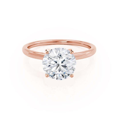 1.2 CT Round Solitaire Lab Grown Diamond Engagement Ring
